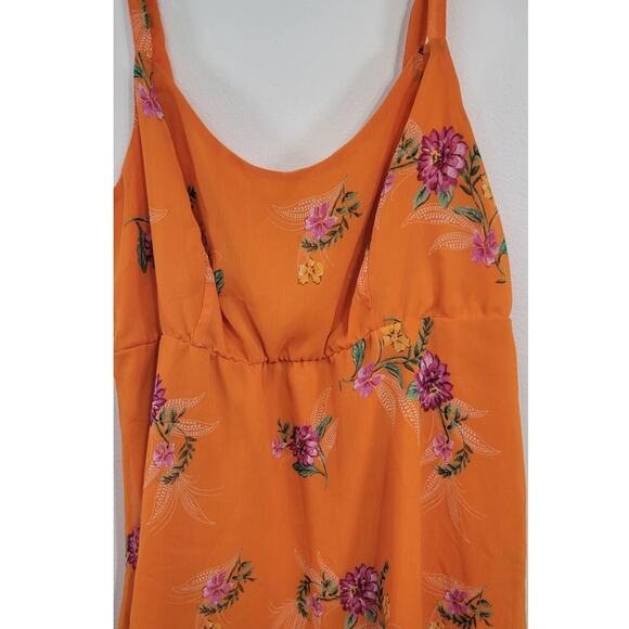 Torrid Tank Womens Size 2 Whimsical Fun Floral Boho Tank Stretch Bohemian Fairy - Picture 2 of 8